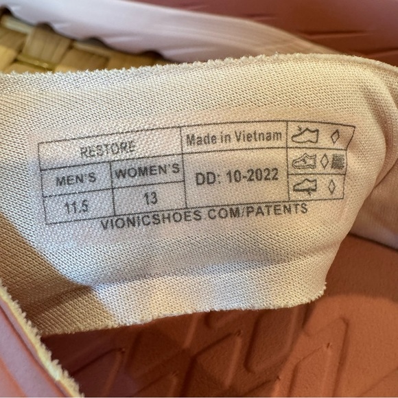 Vionic All Gender Blissful Restore Recovery Sandals Mens 11.5 Womens 13 - Picture 6 of 11